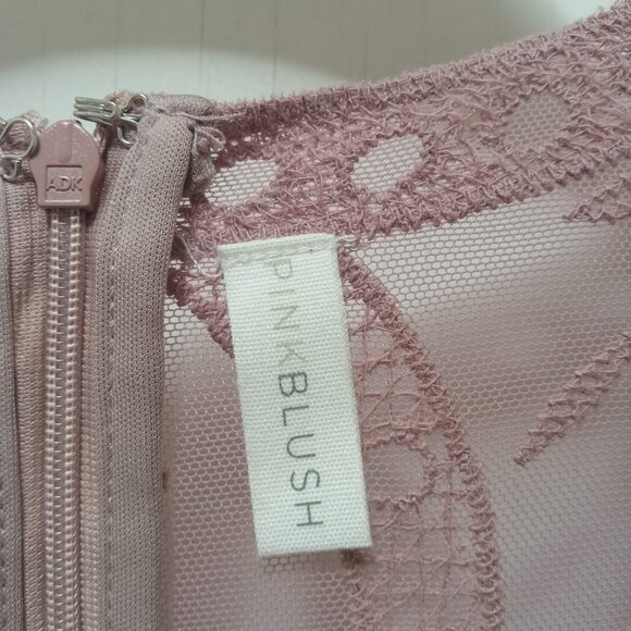 Lace Maxi Dress Dusty Mauve - Picture 4 of 5